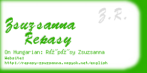 zsuzsanna repasy business card